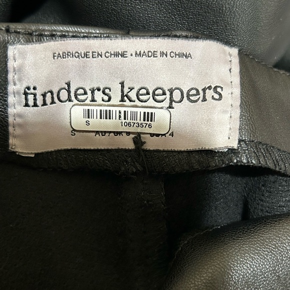 Finders Keepers Vegan Leather Pants - Picture 7 of 9
